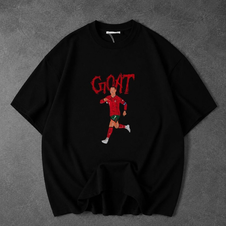 تیشرت کریستیانو رونالدو طرح GOAT